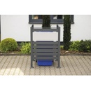 Westmann Planum 1 kovový box na odopadkové koše 1 x 240L 80 x 80 x 120 cm, antracit