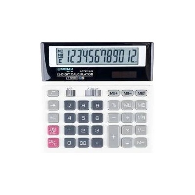 Donau Tech Office calculator 12 digits. white DONAU