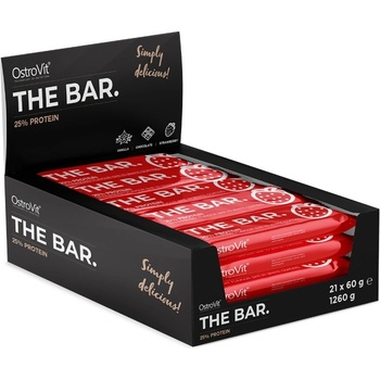 Image 1 of OstroVit The Bar. / Protein Bar [21 x 60 грама] Ягода
