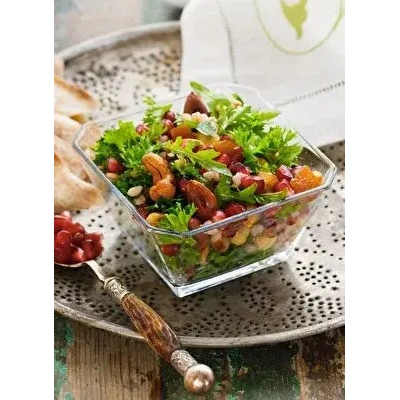 Lav Стъклена купа за салата Карън Единична екстра голяма 1900 мл (lv-krn299r6)