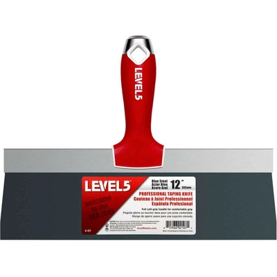 LEVEL5 Špachtle 12" z modré oceli s Soft-Grip rukojetí