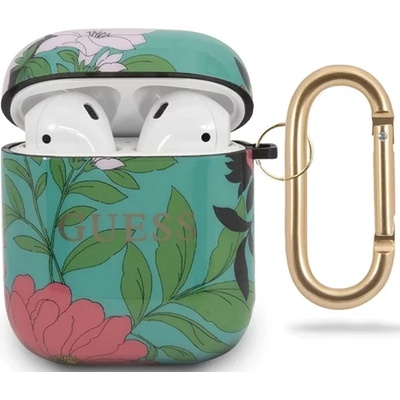 Guess Калъф Guess GUACA2TPUBKFL01 за AirPods, зелен N. 1 Flower Collection (GUACA2TPUBKFL01)