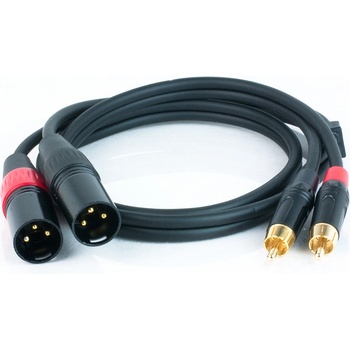 Master Audio Аудио кабел Master Audio RCA930/1, 2x XLR/2xRCA, 1m (RCA930/1)