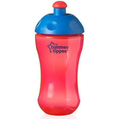 Tommee Tippee FREE FLOW Чаша със спортен накрайник 300 мл, 12м+, ЧЕРВЕНА (TT.0115)