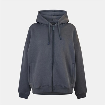 USA Pro Дамски суичър USA Pro Oversized Hoodie Womens - Charcoal