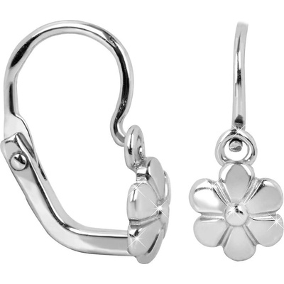 Soliter Dětské stříbrné náušnice Kytičky 431 001 02671 04