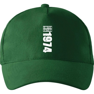 Limited edition 1974 pruh so zahnutým šiltom a látkovou sponou Fľaškovozelená