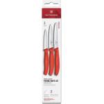 Victorinox Комплект Victorinox Swiss Classic, три ножа с право и назъбено острие, червени (6.7111.34C1)