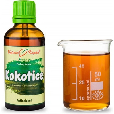 Bylinné kapky Kokotica čínska TCM bylinné kvapky tinktúra 50 ml