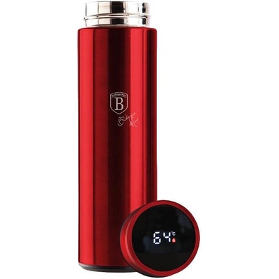 Berlingerhaus Termoska nerez s LED displejem 450 ml Burgundy Metallic Line