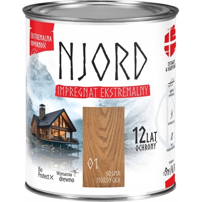 Njord Extreme impregnace 0,75 l Severská borovice