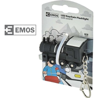 Emos Prívesok na kľúče LED plastová autá so zvukom Lokomotíva