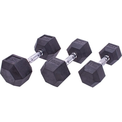 Sportago Hexagon Sada jednoručních činek 7,5 + 10 + 15 kg