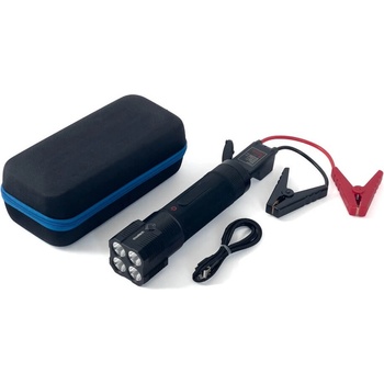 Choetech Външна батерия 8000mAh, фенер, JumpStarter за автомобил - Choetech Car Jump Starter With Power Bank (черен) (TC0016)