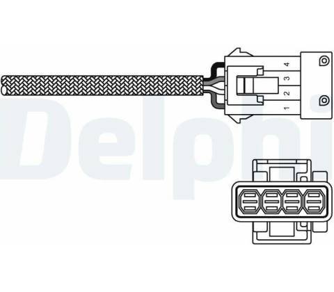 Lambda sonda DELPHI ES20255-12B1 (ES2025512B1)