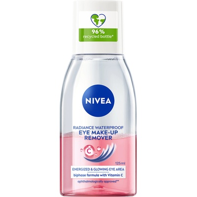 Nivea Двуфазен лосион за премахване на водоустойчив грим, с витамин С, 125 ml