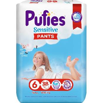 pufies Пелени гащи Pufies Pants Sensitive 6, 38 броя (3800024035241)