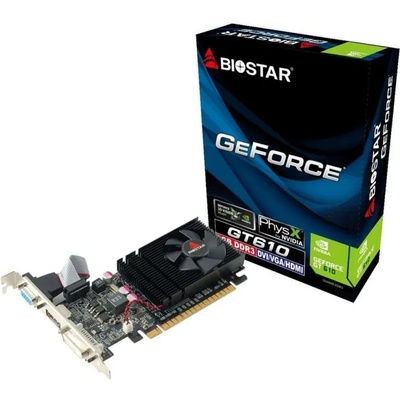 BIOSTAR GeForce GT 610 2GB GDDR3 64bit (VN6103THX6)