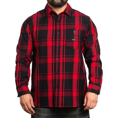 SULLEN мъжка риза sullen -overcast flannel - scm4027_tam