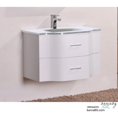 Inter Ceramic Долен конзолен pvc шкаф за баня icp 8080w