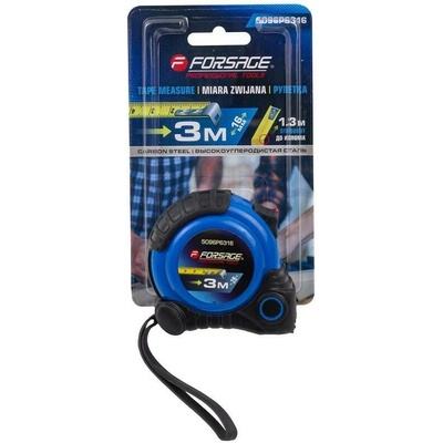 Forsage Zvinovací metr měřicí páska 3m x 16mm