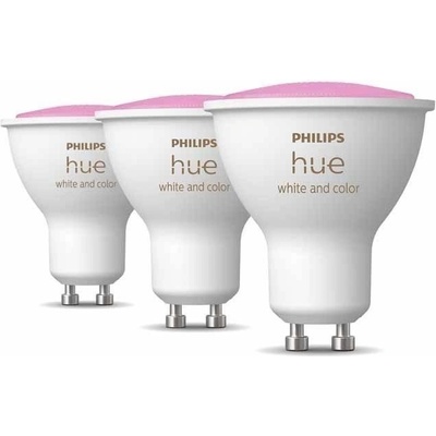 Philips LED žiarovka Hue White and Color Ambiance 4.3W 350 GU10 3ks