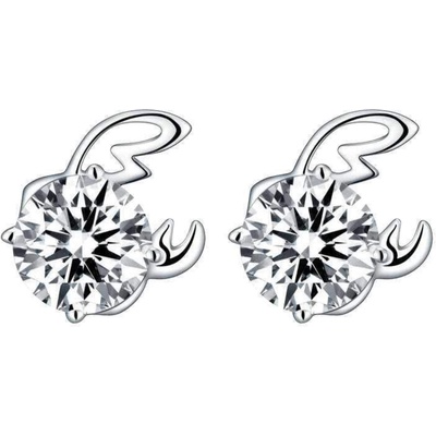 Silenti Jewelry Сребърни обеци "Рак