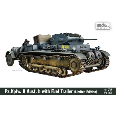 IBG Pz.Kpfw. II Ausf. b German Light Tank with fuel trailer 1:35
