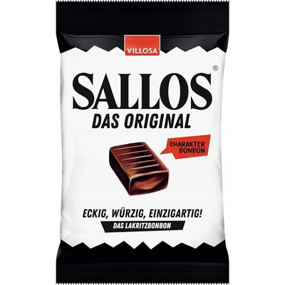 Villosa SALLOS Salmiak-lékořicové bonbony Das Original 150 g