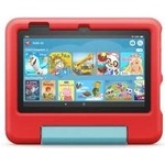 Amazon Child-friendly case for Fire 7 tablet (only compatible with 12th generation, 2022), for children aged 3-7, red - 53-028181
