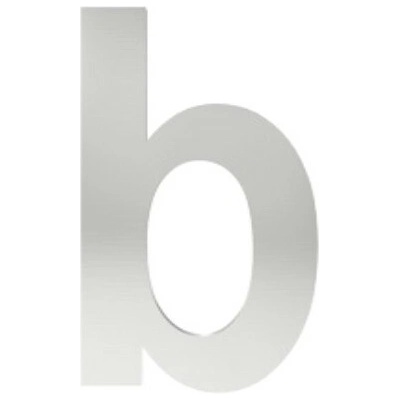 písmeno "b" 155mm nerez Nerez