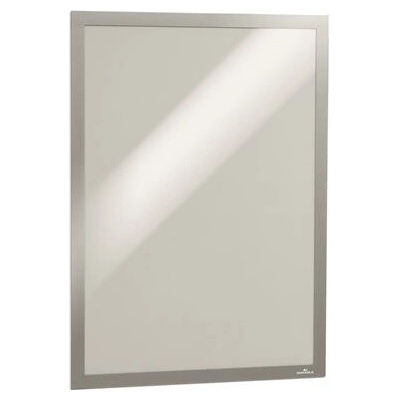 Informačný panel, A3, samolepiaci, DURABLE "DURAFRAME®", strieborná