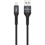 DeTech Кабел за данни DeTech DE-C38C, Type-C, 1.0m, Черен - 40199