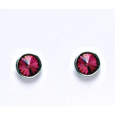 Čištín zlaté 115235950 se Swarovski krystalem fuchsia NŠ 1336