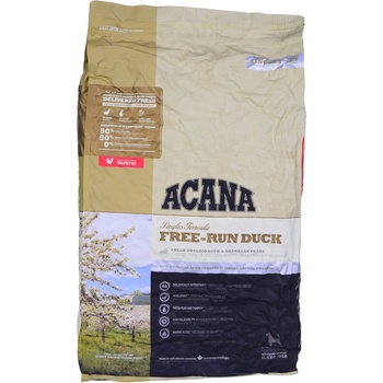 ACANA ACANA SINGLES Free-Run Duck Храна за кучета, суха, със свободно отглеждано патешко, 11.4kg