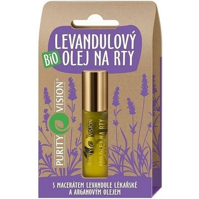 PURITY VISION Lavender Bio Lip Oil Грижа за устните 10ml
