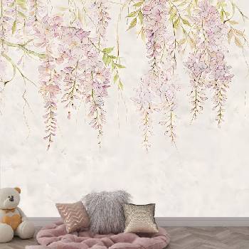 Image 1 of Decono Детски Фототапет Приказни Цветчета