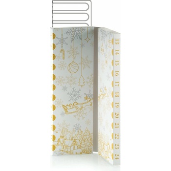 Sada adventných kalendárov Silikomart s podstavcami na čokolády, 2 ks