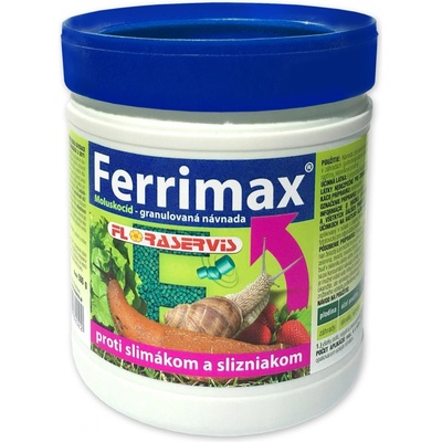 Floraservis Granulovaná návnada proti slimákom a slizniakom Ferrimax 500 g