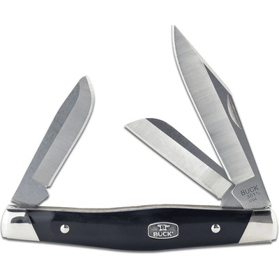Buck Stockman Black/Nickel Silver BU-0301BKS1