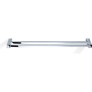 DECOR WALTHER Закачалка на релса за кърпи Corner двойна 60 см хром (0560400)