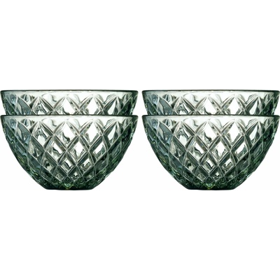 Lyngby Glas Sorrento misky kouřové 12 cm 4 ks