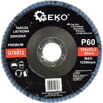 GEKO Ламелен диск за шлайфане "zirkonia" 125 мм p60 01949 (g78512)