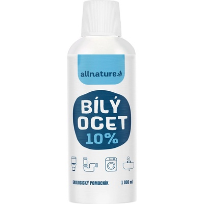 Allnature Bílý ocet 10% 1000 ml – Zboží Dáma