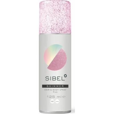 Sibel Shimmer hair and body sprej Pink 125 ml