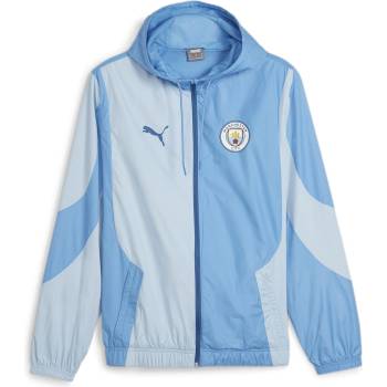 PUMA Яке Puma Manchester City Pre-Match Woven Jacket Adults - Blue/Silver