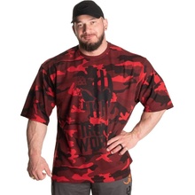 Gasp Thermal Skull Tee red camo pánske športové fitness voľné oversized tričko maskáčové červené