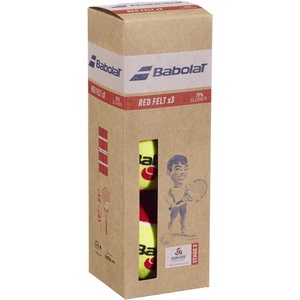 Babolat Red felt x3 жълто, червено (501108)