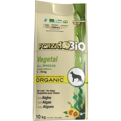FORZA10 10кг Bio Vegetal All Breeds Forza10, суха храна за кучета- с водорасли