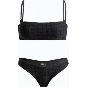 Roxy Дамски бански от две части ROXY Bandeau Cheeky anthracite